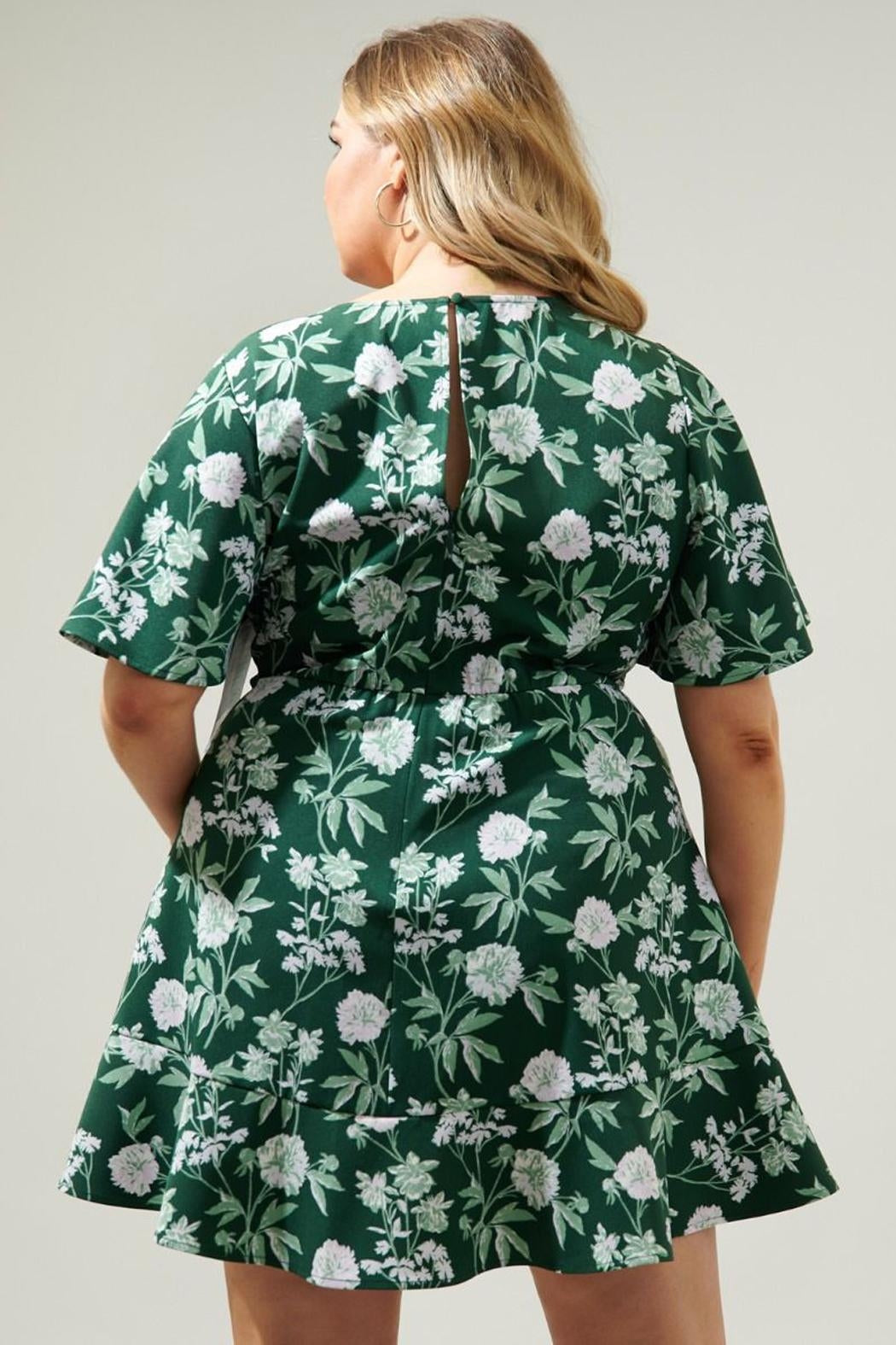 Kirby Floral Flouncy Mini Dress