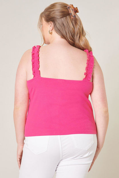 High Roller Ruffle Tank
