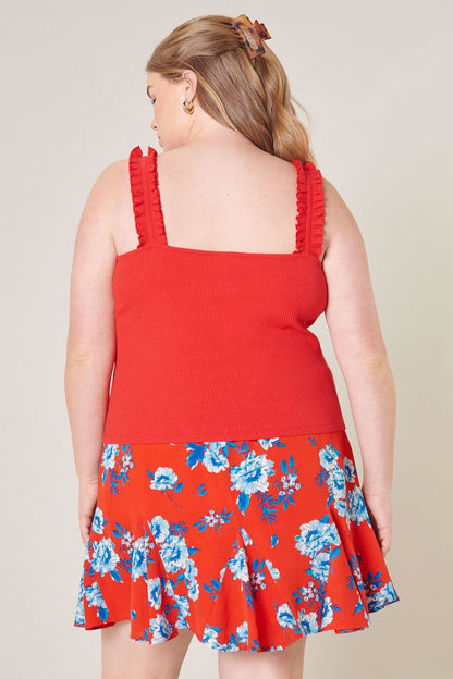 High Roller Ruffle Tank