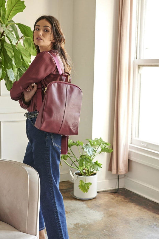 Leather Mini Backpack