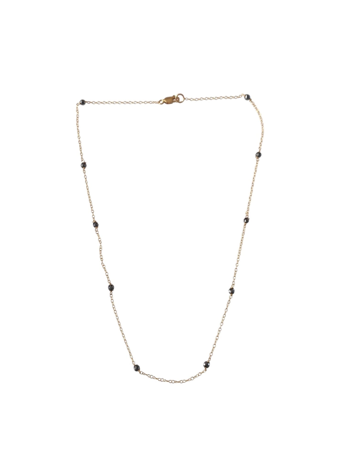 Hematite Wire Wrapped Necklace
