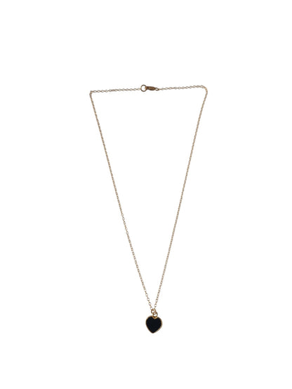 Black Onyx Heart Necklace