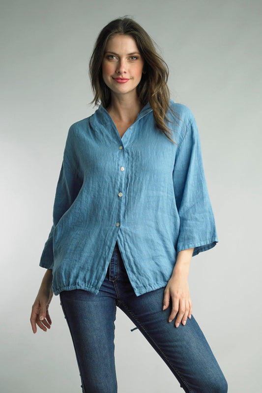 Linen Hoodie Jacket