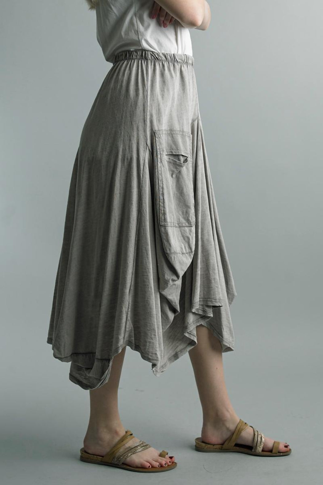 Taupe Bubble Skirt