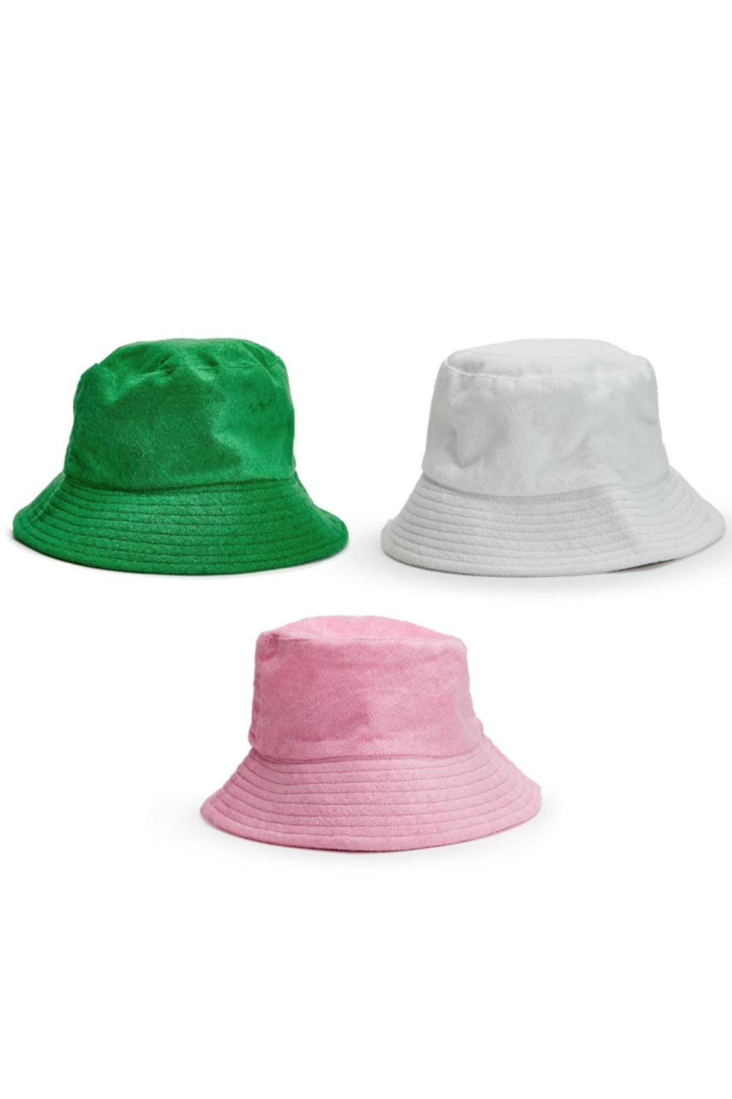 TERRY CLOTH BUCKET HAT