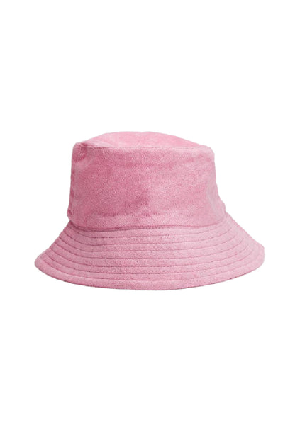 TERRY CLOTH BUCKET HAT