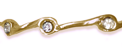 Diamond Crystal Birthstone Stacker Ring