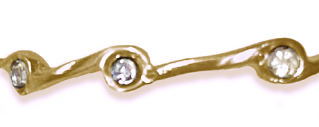 Diamond Crystal Birthstone Stacker Ring