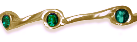 Emerald Birthstone Stacker Ring