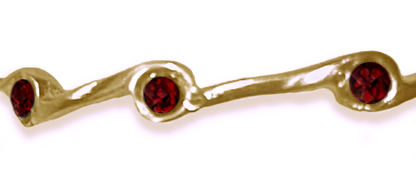 Garnet Birthstone Stacker Ring