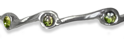 Peridot Birthstone Stacker Ring