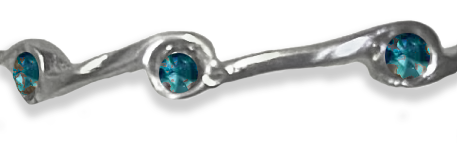 Zircon Birthstone Stacker Ring