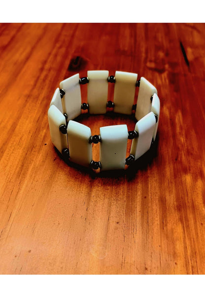 African-Chunky Bone Bracelet