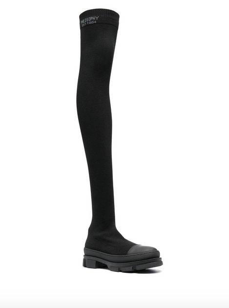 Philosophy di Lorenzo Serafini Sock-style Thigh Boots