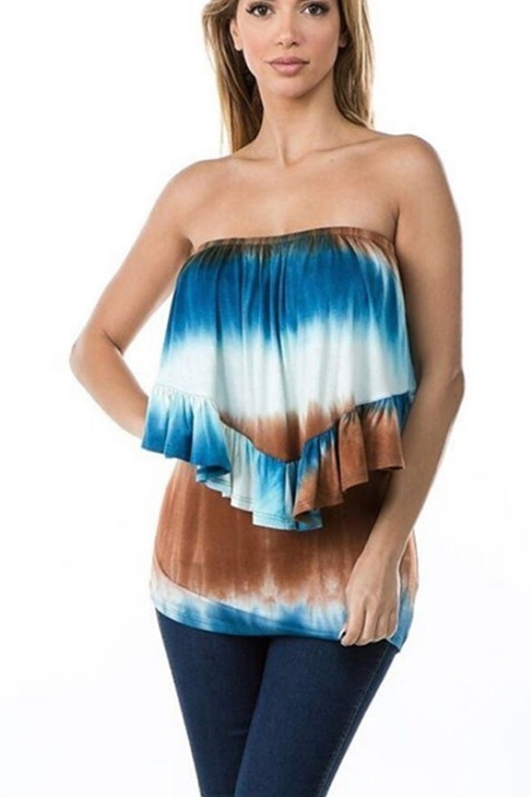 Ruffle Tube Top