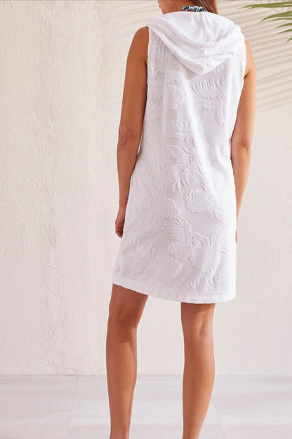 Hooded Zip Up Cover Up