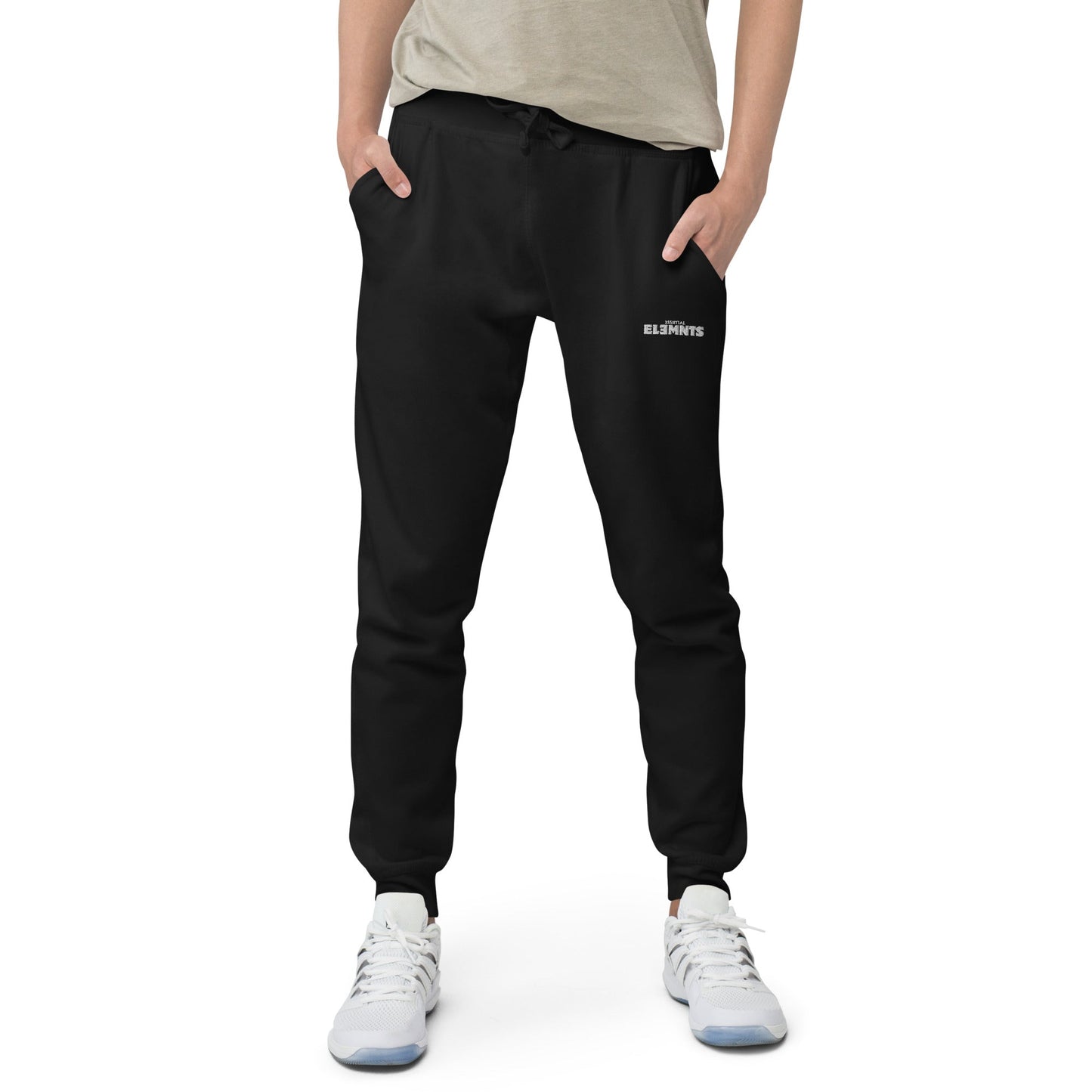 ESSNTIAL ELEMNTS Embroidered Unisex Fleece Sweatpants