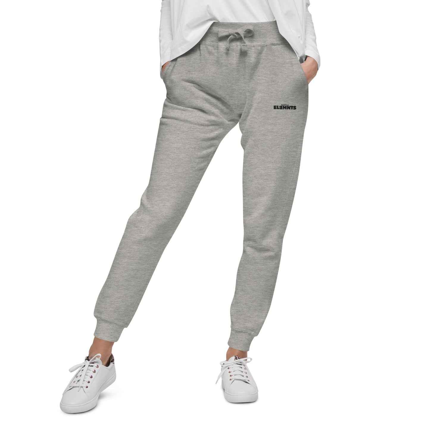 ESSNTIAL ELEMNTS Embroidered Unisex Fleece Sweatpants