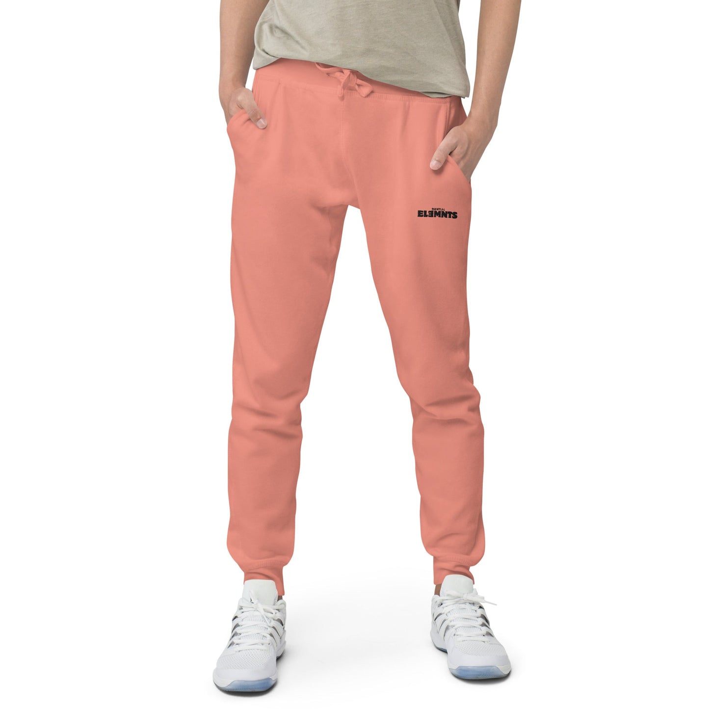 ESSNTIAL ELEMNTS Embroidered Unisex Fleece Sweatpants