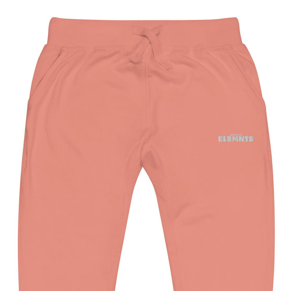 ESSNTIAL ELEMNTS Embroidered Unisex Fleece Sweatpants