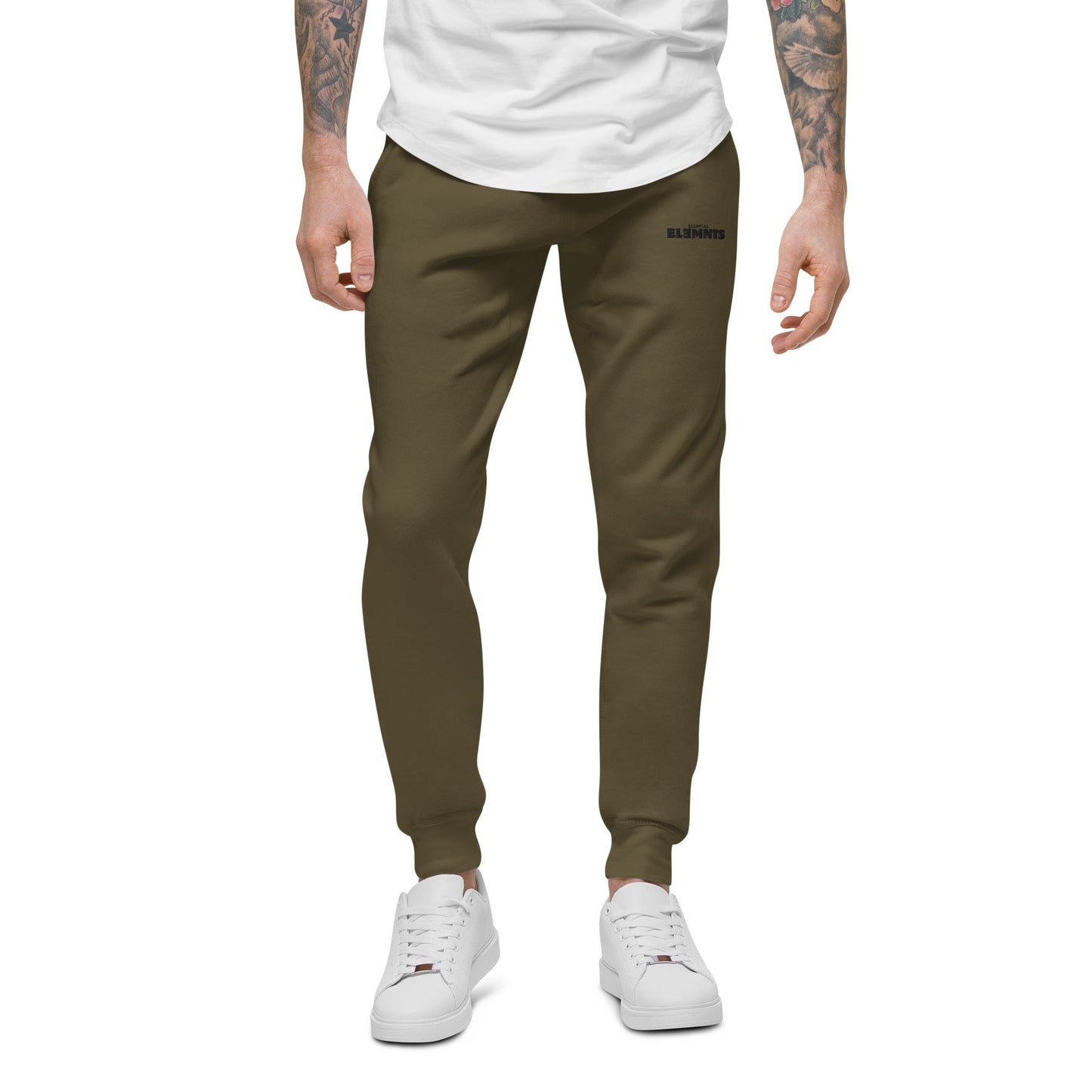ESSNTIAL ELEMNTS Embroidered Unisex Fleece Sweatpants