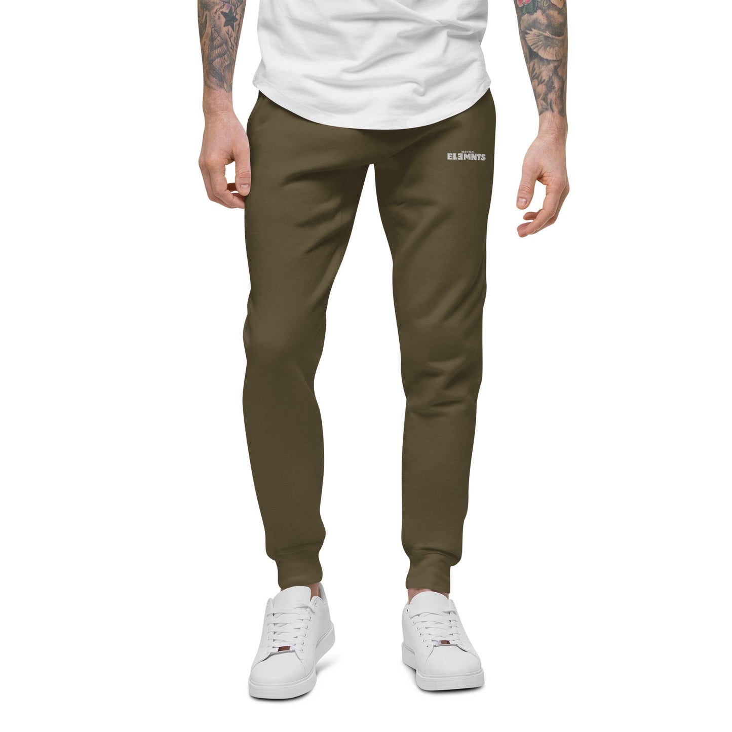ESSNTIAL ELEMNTS Embroidered Unisex Fleece Sweatpants