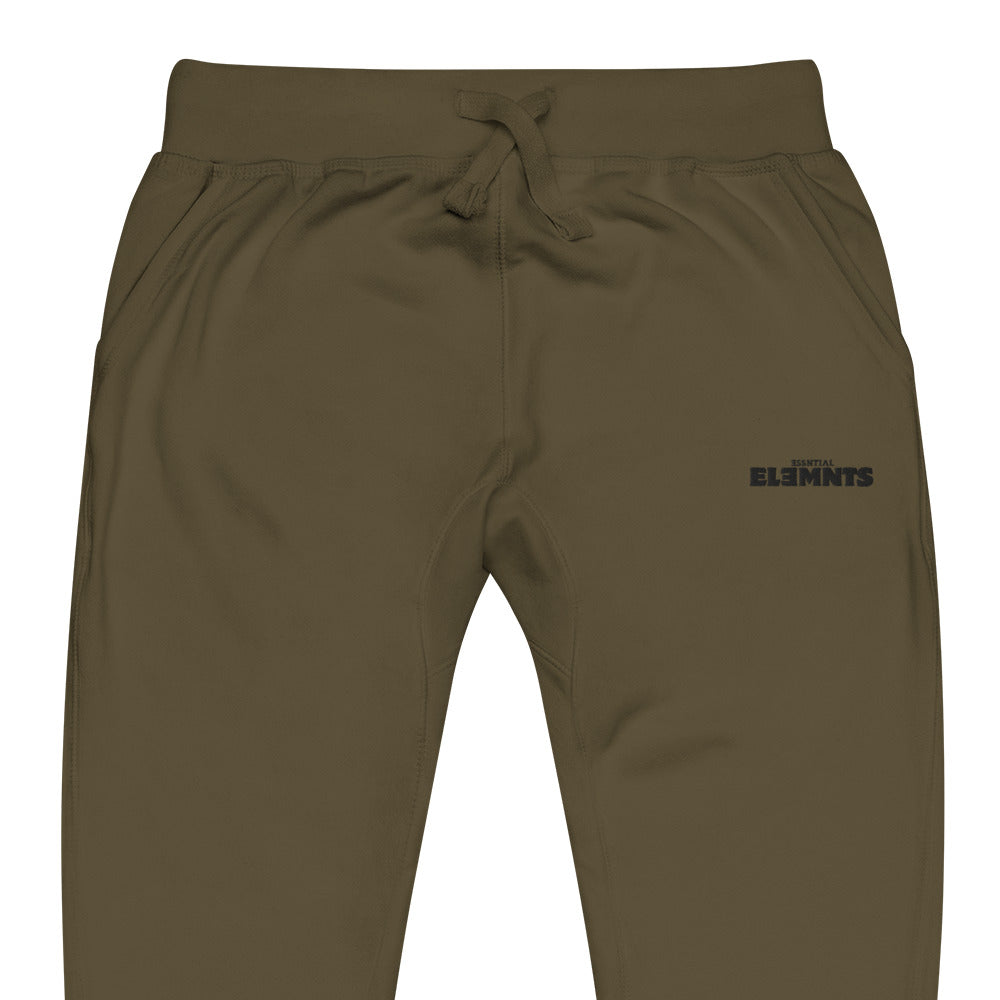 ESSNTIAL ELEMNTS Embroidered Unisex Fleece Sweatpants