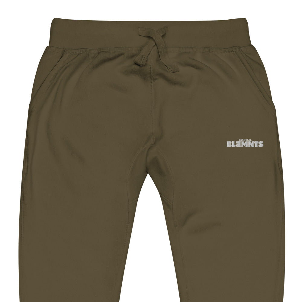 ESSNTIAL ELEMNTS Embroidered Unisex Fleece Sweatpants