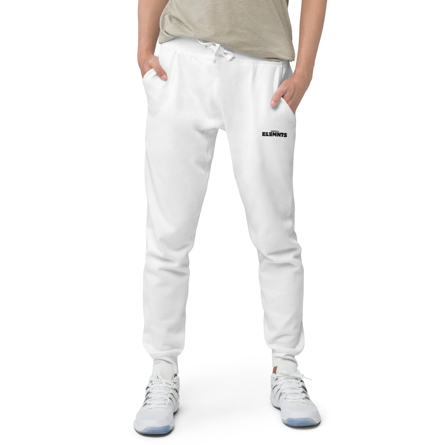 ESSNTIAL ELEMNTS Embroidered Unisex Fleece Sweatpants