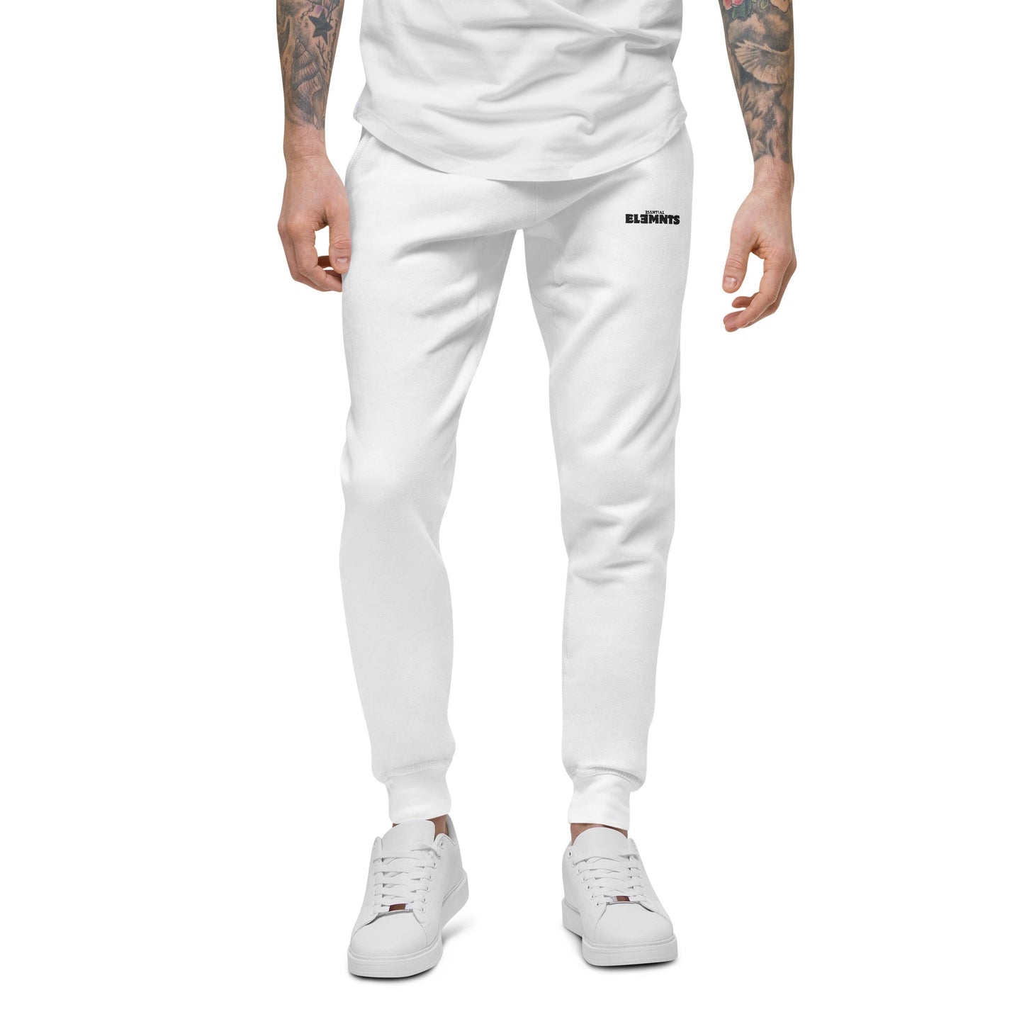 ESSNTIAL ELEMNTS Embroidered Unisex Fleece Sweatpants