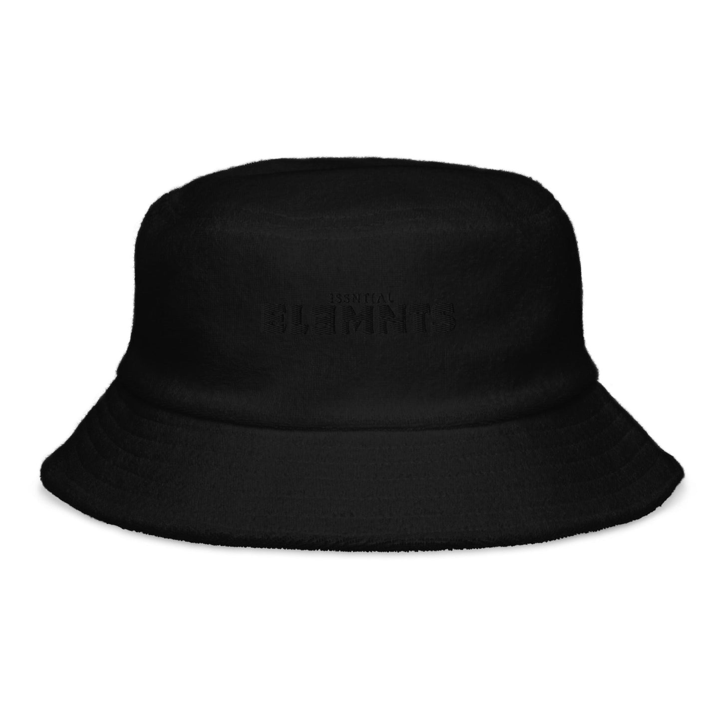 ESSNTIAL ELEMNTS Unisex Unstructured Terry Cloth Bucket Hat