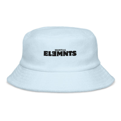 ESSNTIAL ELEMNTS Unisex Unstructured Terry Cloth Bucket Hat