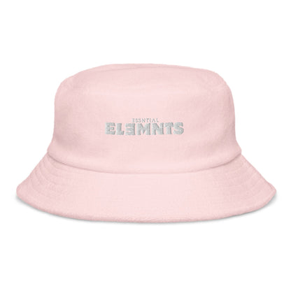ESSNTIAL ELEMNTS Unisex Unstructured Terry Cloth Bucket Hat