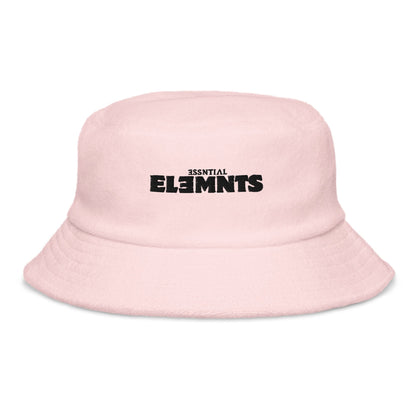 ESSNTIAL ELEMNTS Unisex Unstructured Terry Cloth Bucket Hat