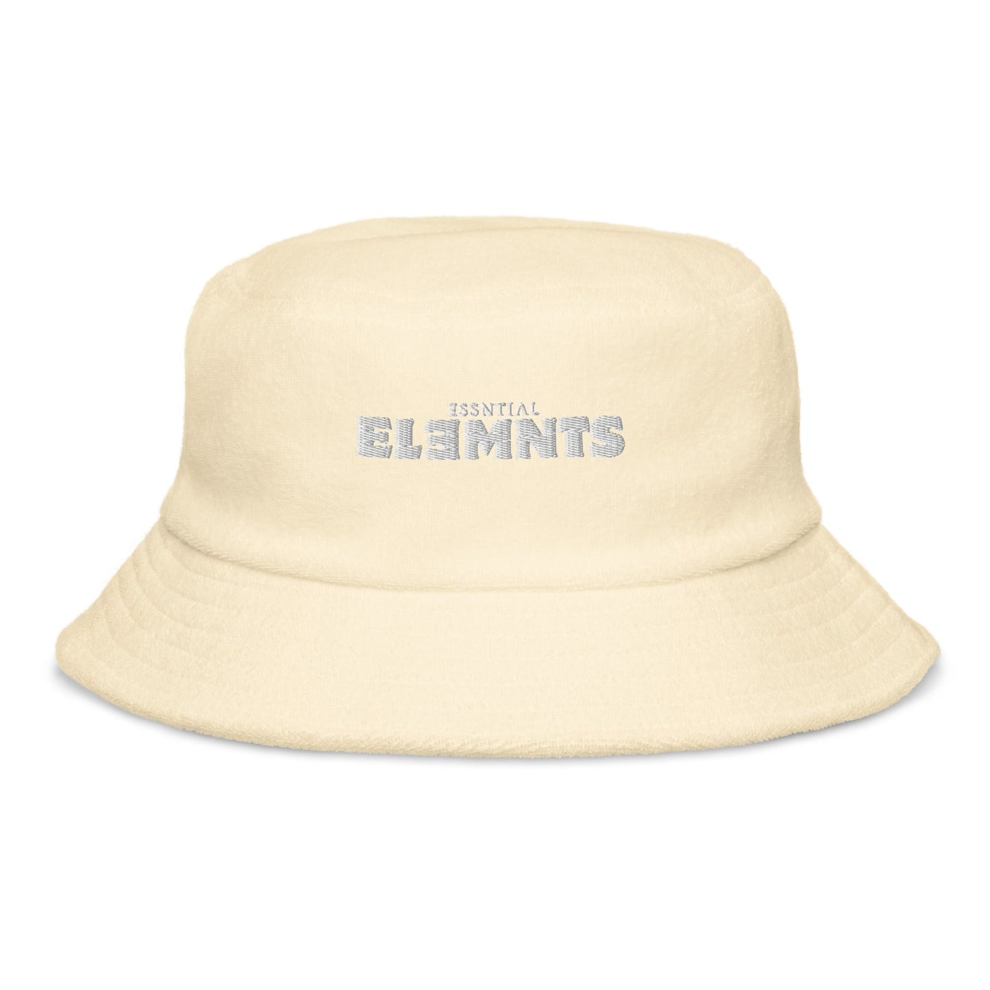 ESSNTIAL ELEMNTS Unisex Unstructured Terry Cloth Bucket Hat