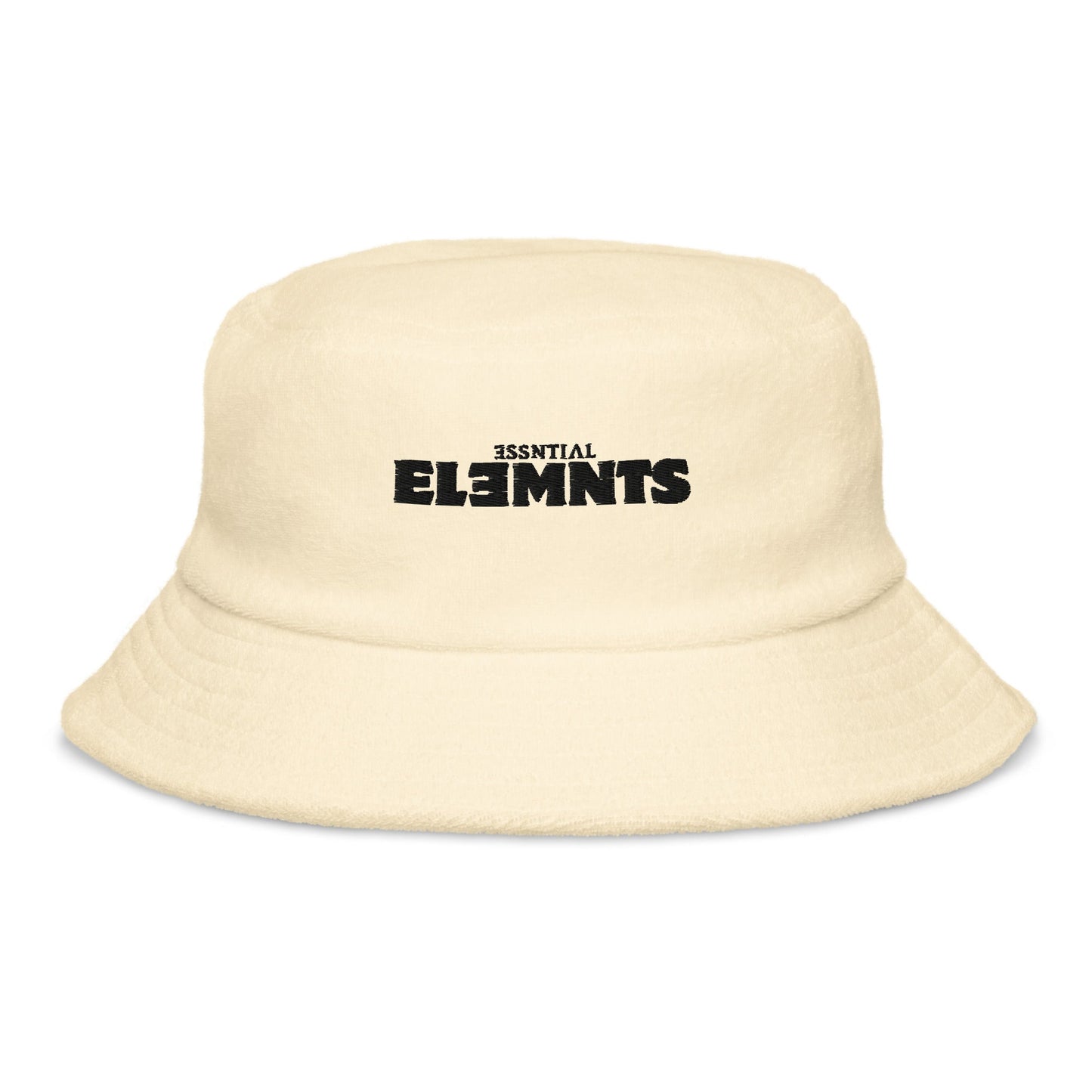 ESSNTIAL ELEMNTS Unisex Unstructured Terry Cloth Bucket Hat