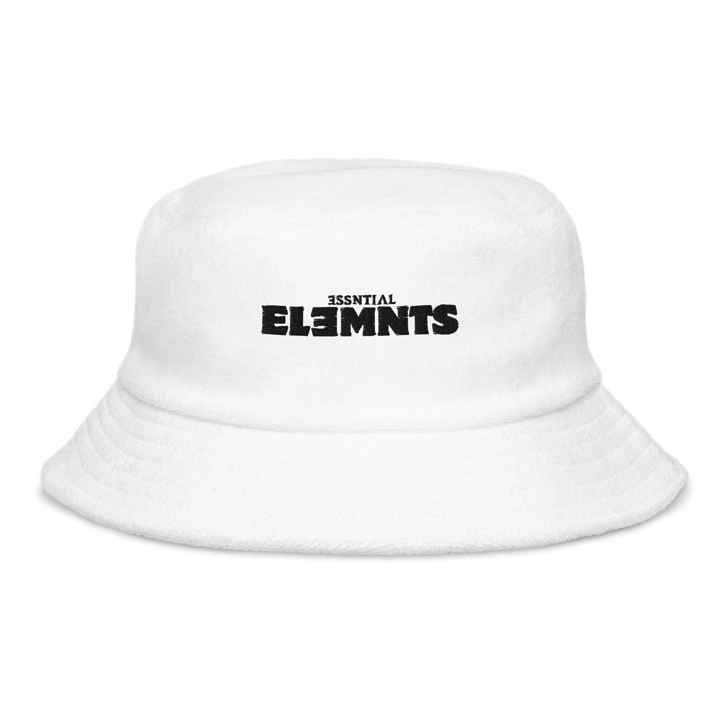 ESSNTIAL ELEMNTS Unisex Unstructured Terry Cloth Bucket Hat