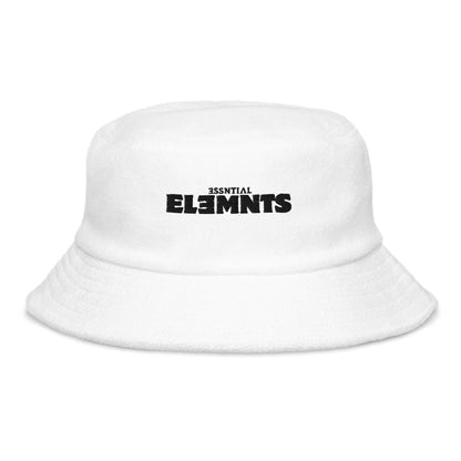 ESSNTIAL ELEMNTS Unisex Unstructured Terry Cloth Bucket Hat