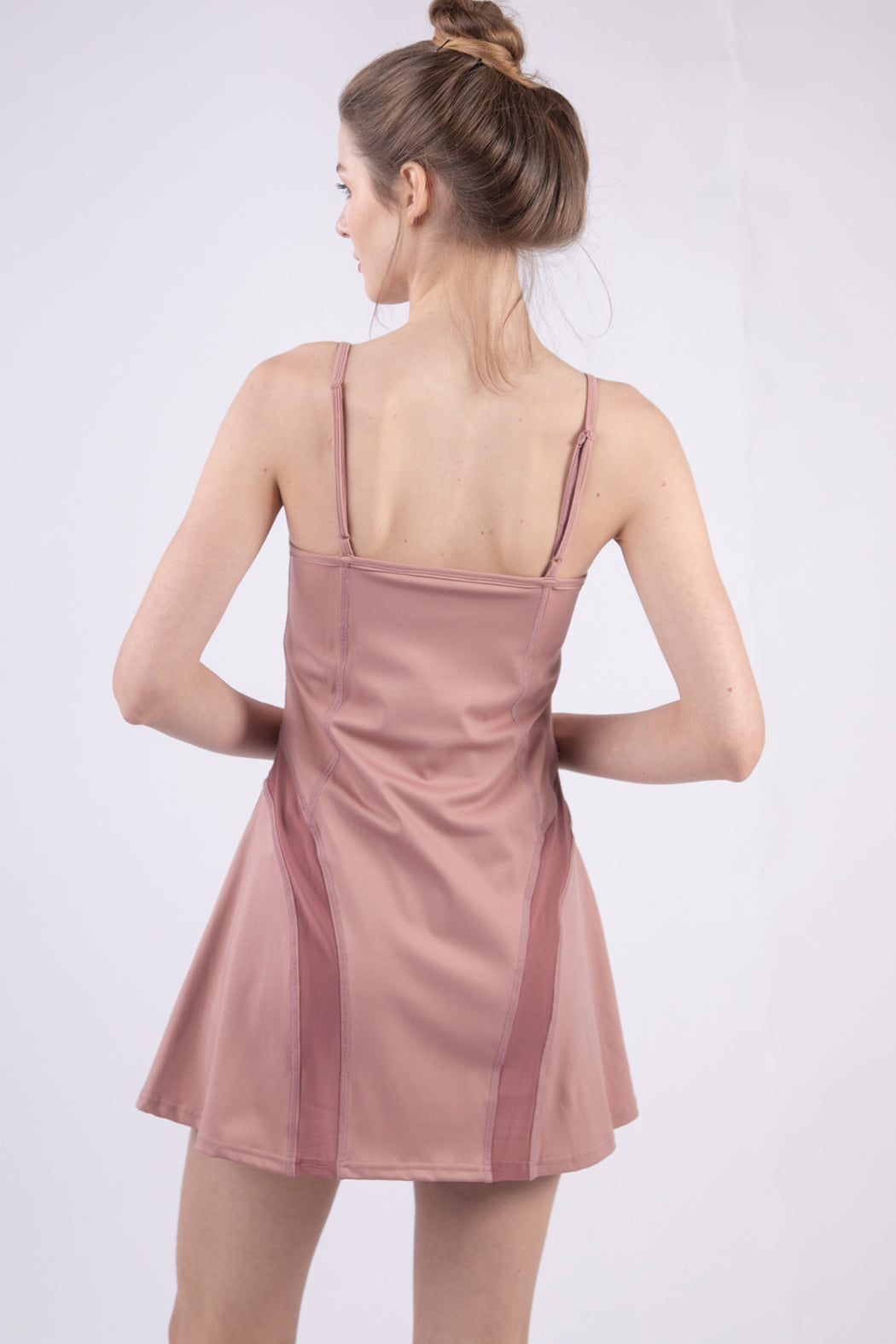 Mesh Detail Exercise Dress