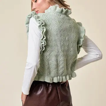 Sage Elliana's Ruffled Vest
