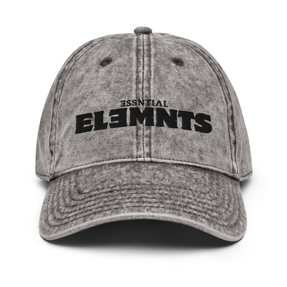 ESSNTIAL ELEMNTS Vintage Cotton Twill Cap