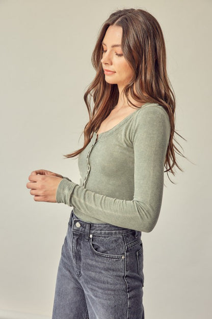 Waffle Knit Bodysuit