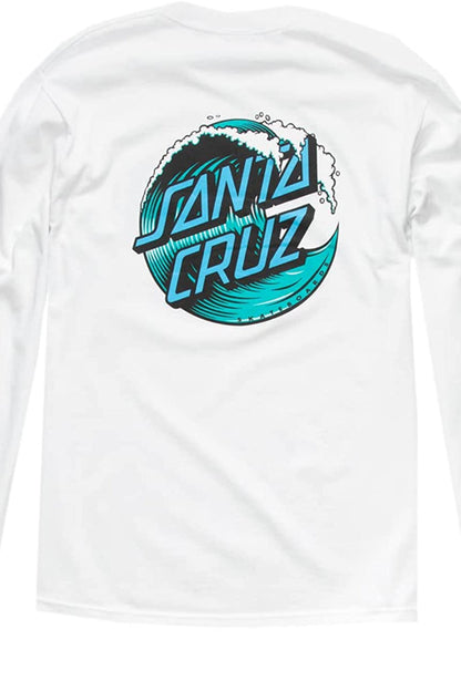 Wave Dot LS Santa Cruz T-Shirt