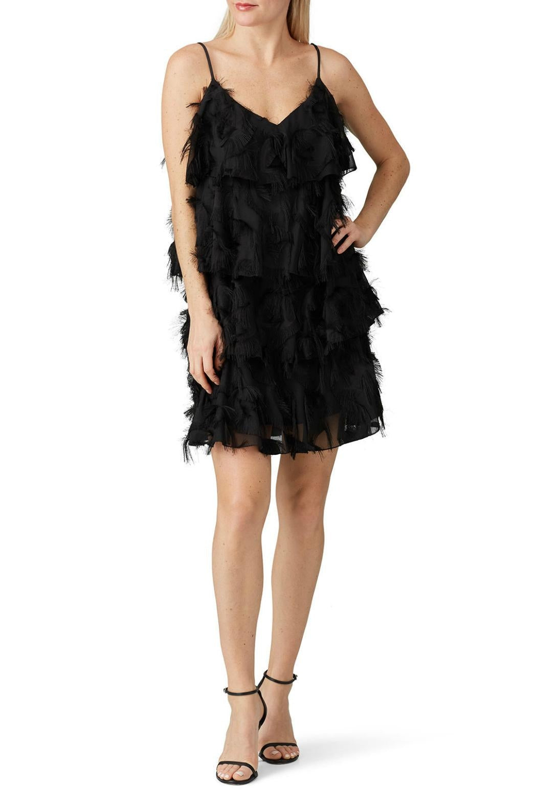 Ruffle Shift Dress