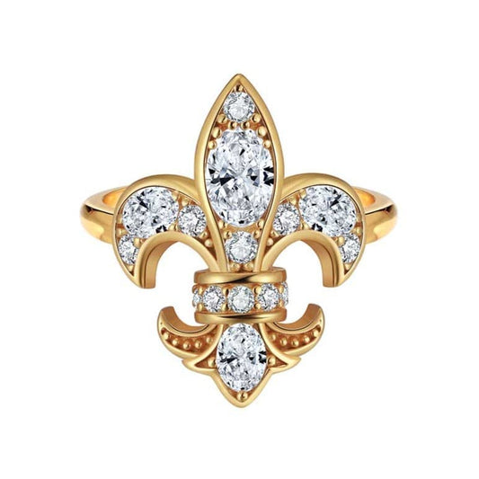Saints Fleur Deni Gold Ring