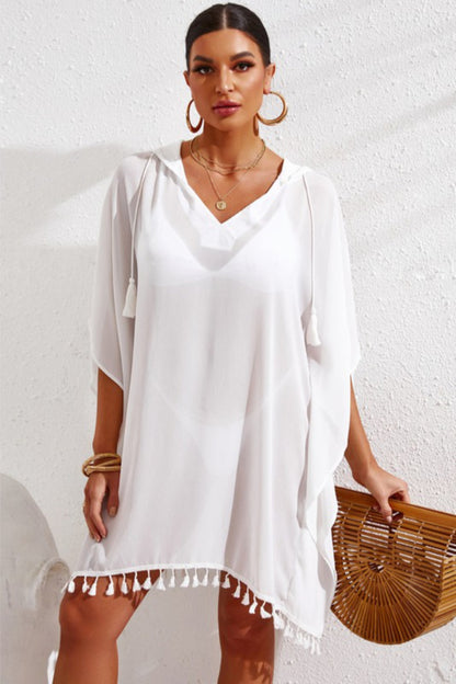 White Bathing Suit Cover Up