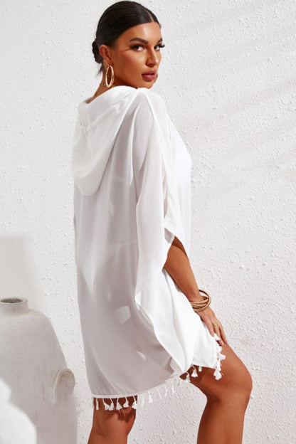 White Bathing Suit Cover Up