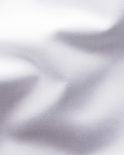 Eton Signature Twill Solid White Super Slim Shirt