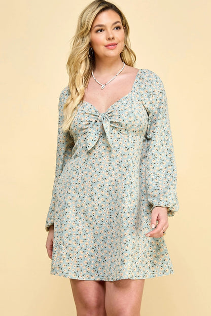 Winny Long Sleeve Mini Dress
