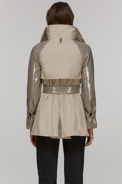 Mackage Iva Ladies Neo-Trench Coat in Sand